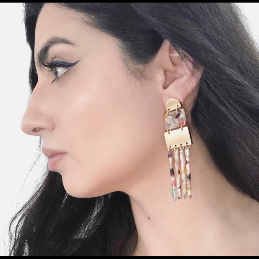 Acrylic Earrings - Picture 3 of 3